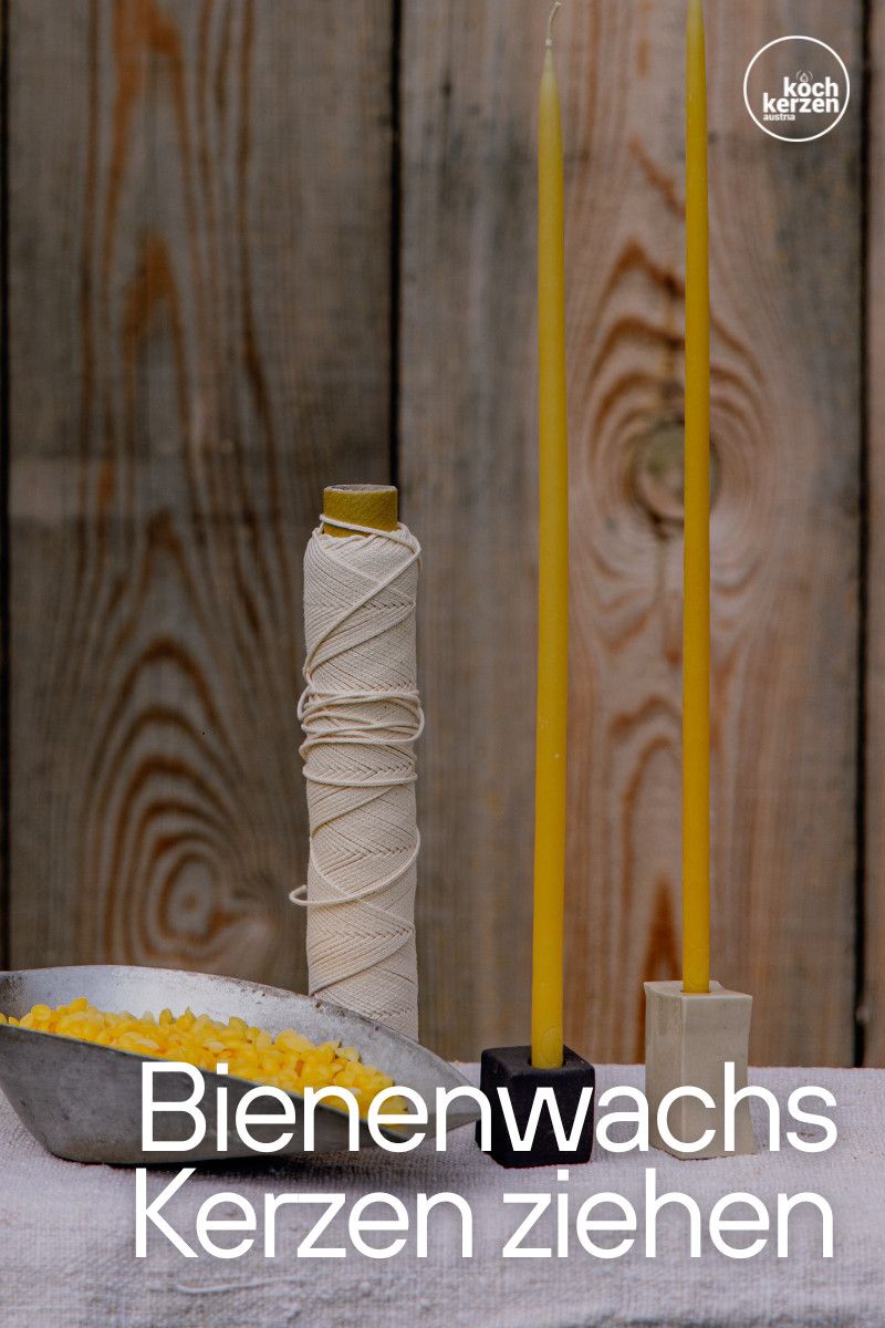 Bienenwachs Kerzen ziehen
