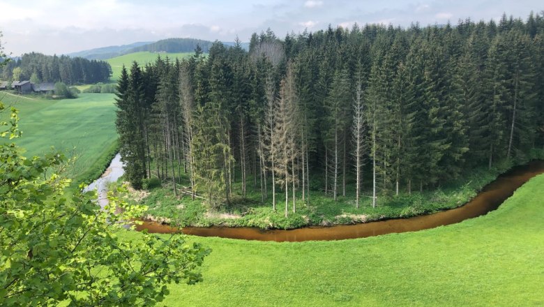 Knappenhof - Ausblick vom Hof, © Familie Hahn