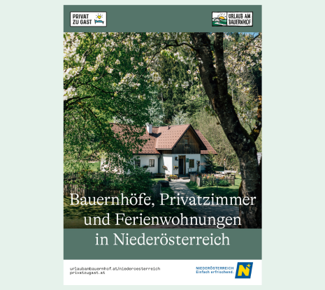 Cover Bauernhöfe, Privatzimmer und Ferienwohnungen in Niederösterreich