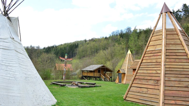 Indianertipis in Gallien, © Waldviertel Tourismus