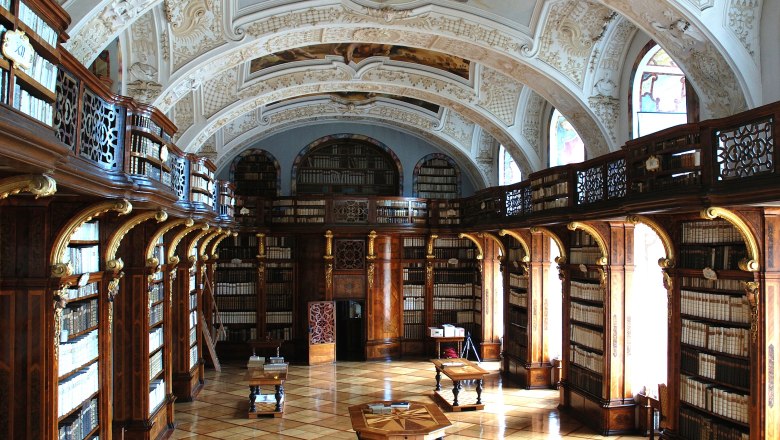 Bibliothek Stift Zwettl, © Waldviertel Tourismus, Reinhard Mandl