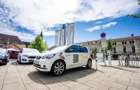 Charging station at the Langenlois timber yard, © POV Robert Herbst