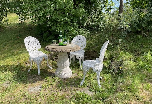 Sitzgarnitur im Garten, © Christoph Gabrisch 2024