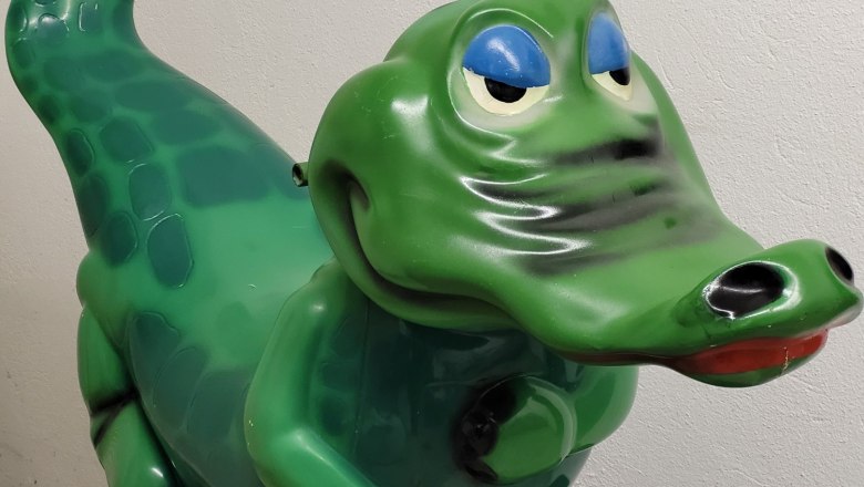 Kiddy Ride Kroko, © Flippermuseum Lichtenau