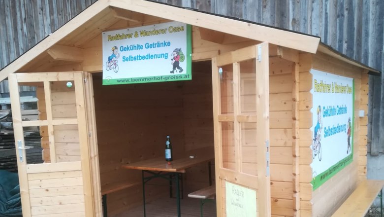 Rastm&ouml;glichkeit beim L&auml;mmerhof Groi&szlig;, &copy; L&auml;mmerhof Groi&szlig;