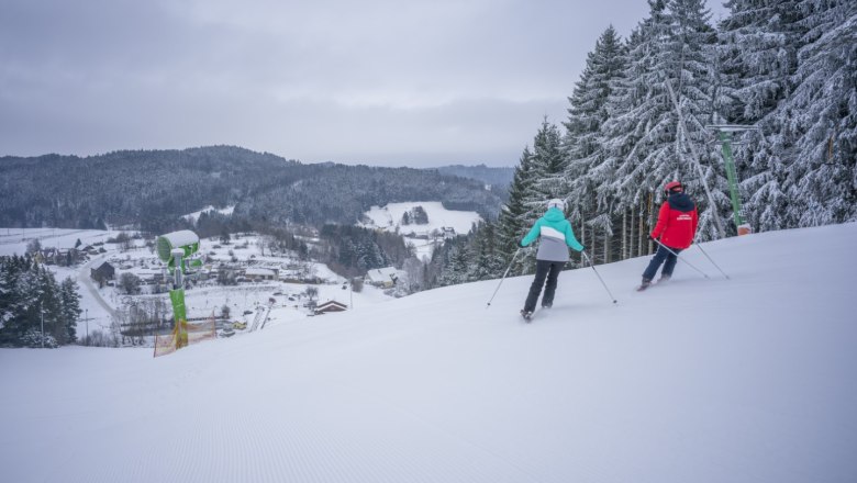 Skifahren in Kirchbach, © Waldviertel Tourismus, Robert Herbst