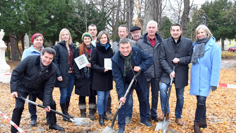 Pressefoto 1, Spatenstich, © Ulli Paur, Stadtgemeinde Langenlois