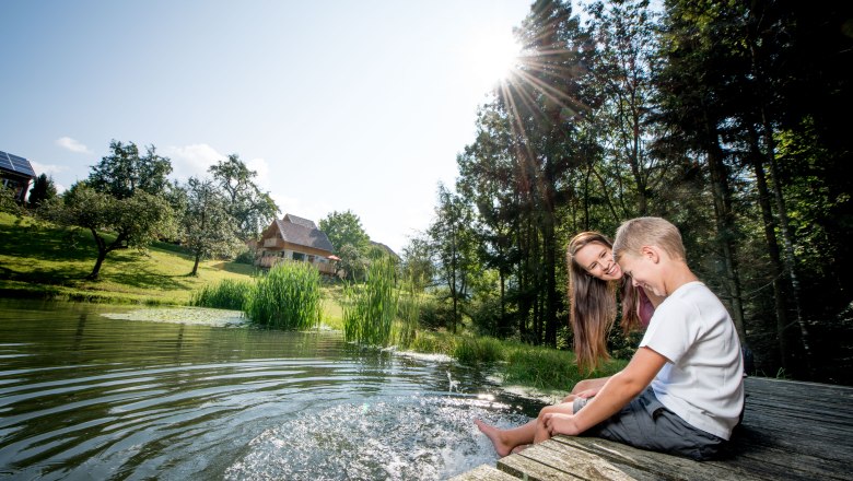 Pond, organic farm Prannleithen, &copy; Waldviertel Tourismus, ishootpeople.at