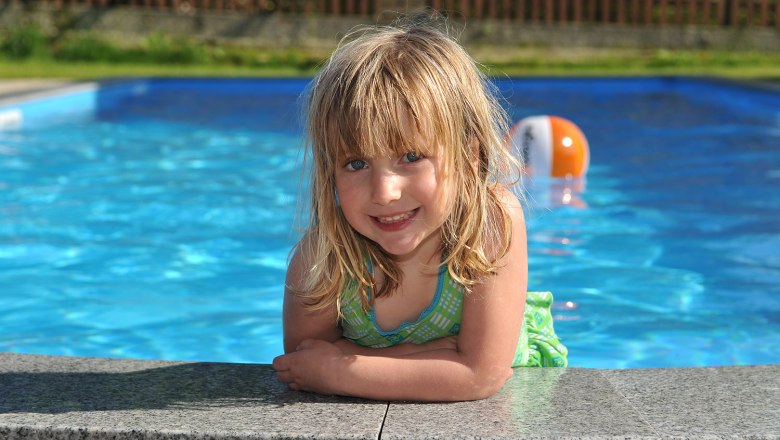 By the pool, &copy; Fuhrich