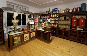 Historischer Tante-Emma-Laden im Stadtmuseum Waidhofen an der Thaya.