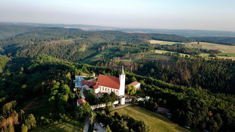 Kloster Pernegg von oben, © T. Fröhlich