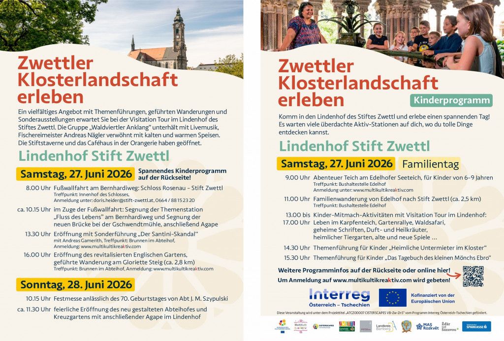Programm Familienfest Stift Zwettl