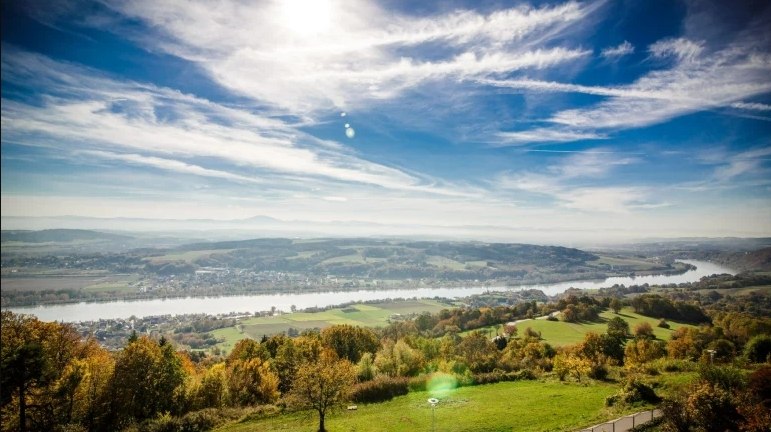 Aussicht ins Donautal, © Hotel Schachner