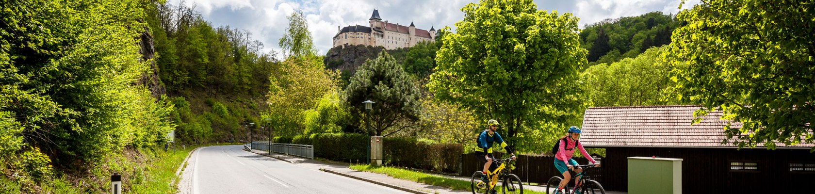 Kamp-Thaya-March Radroute, Schloss Rosenburg, © Niederösterreich Werbung/Martin Matula