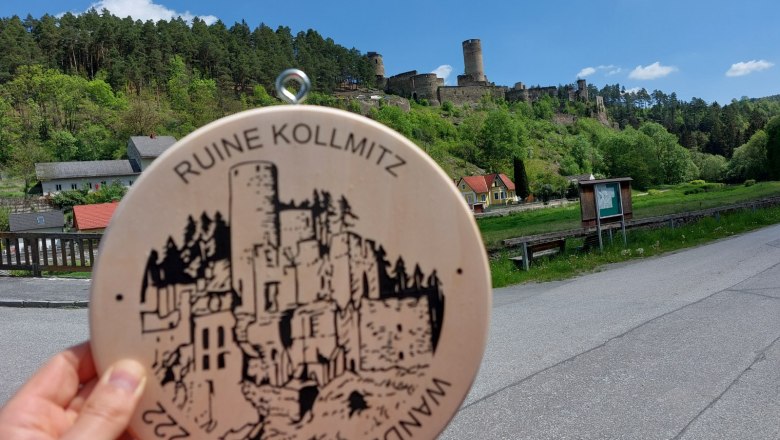 Wandermarke Ruine Kollmitz, © Wandermarken Österreich