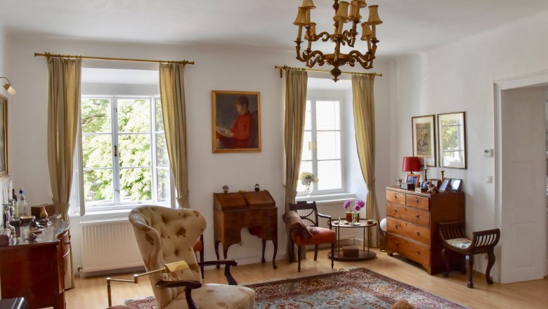 Wohnzimmer FeWo Drosendorf, © Foto Gerhard Ambroz