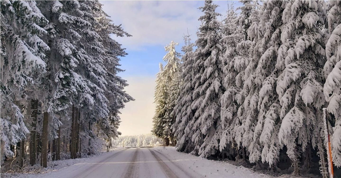Winter in der Marktgemeinde Raxendorf