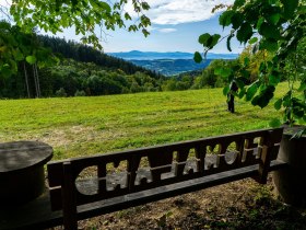 Blick zurück ins Alpenvorland vor Strassreith, © Gottfried Grossinger
