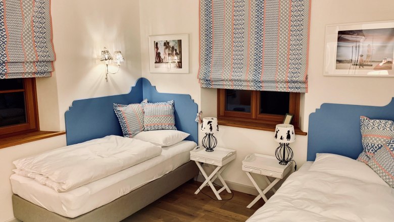 Schlafzimmer mit 2 Einzelbetten, © Landhaus Litschau