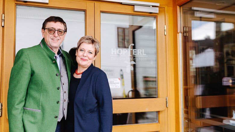 Hopferl – das Stadtwirtshaus, Monika und Josef Hag, © Niederösterreich Werbung/Mara Hohla