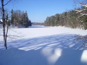 Herrensee im Winter, © Hermann Böhm
