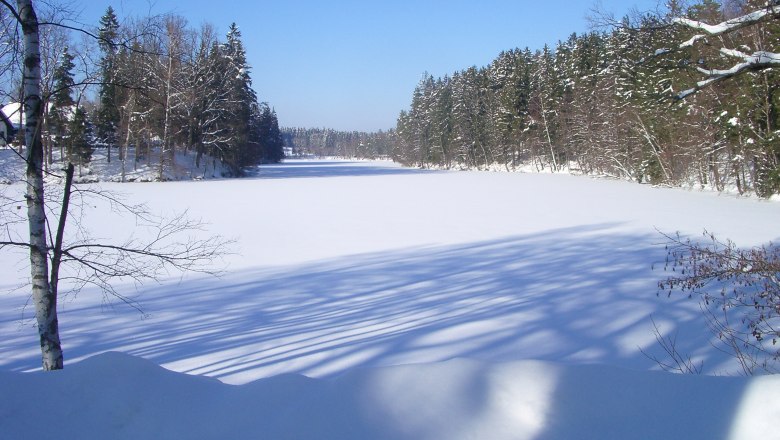 Herrensee in winter, &copy; Hermann B&ouml;hm