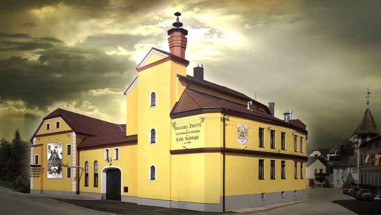 Brauhaus anno 1890, © Privatbrauerei Zwettl