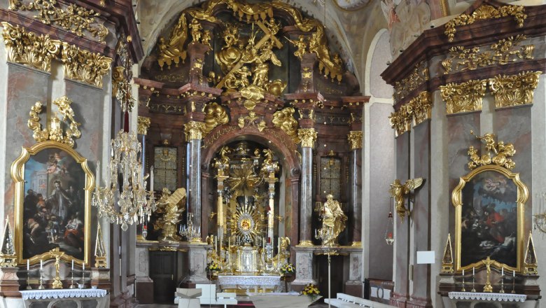 Altarraum in der Basilika Maria Taferl, © Gemeinde Maria Taferl