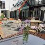 Inner courtyard with restaurant, © vierzigerhof