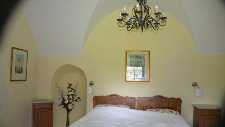 Ferienwohnung Rossarium Schlafzimmer 1, © Renaissanceschloss Greillenstein