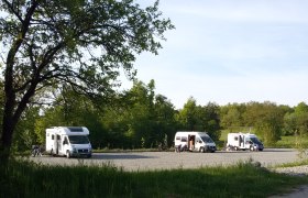 Wohnmobil Stellplatz beim Nationalparkhaus, © NP Thayatal