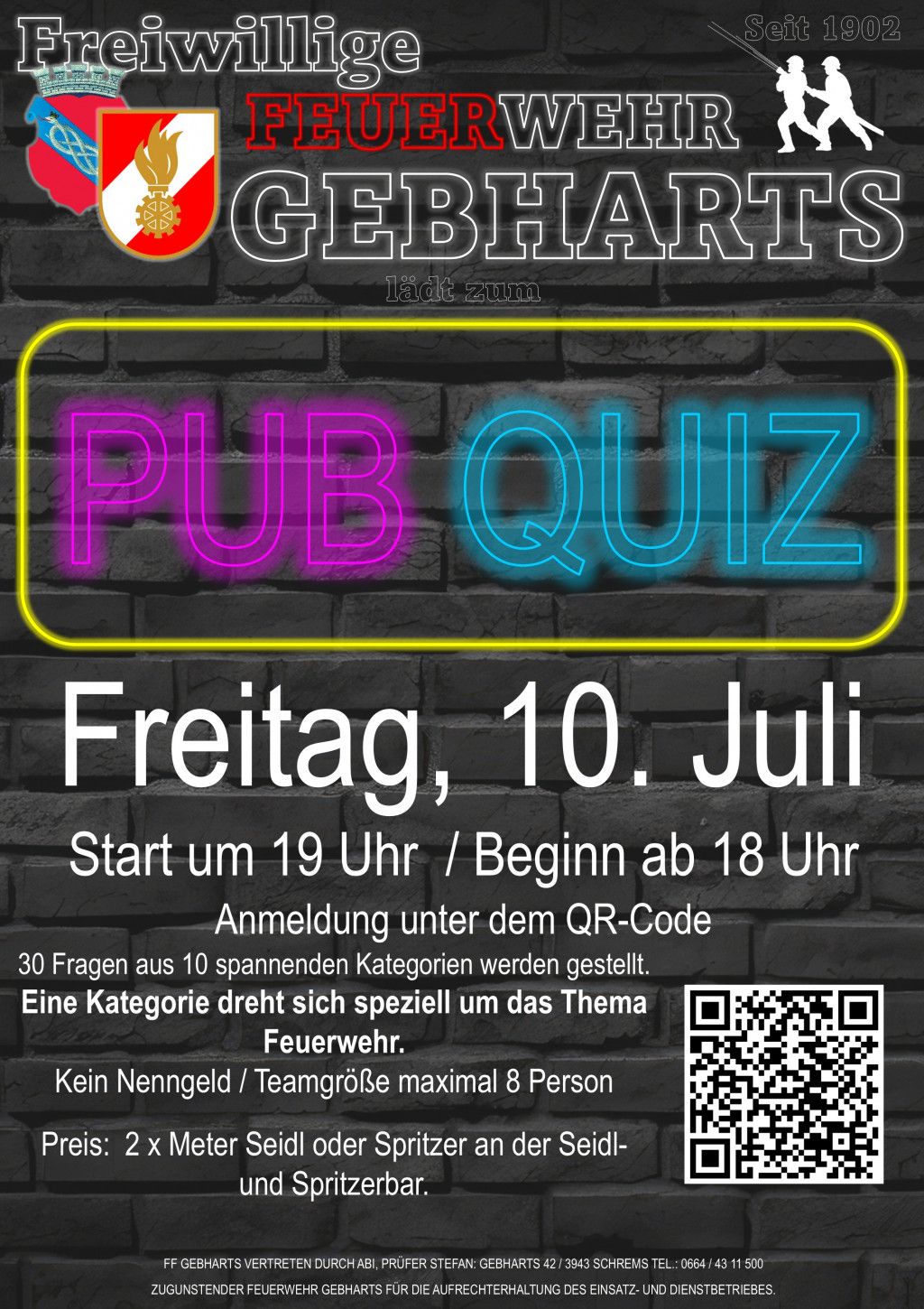 Kirtags Pub Quiz