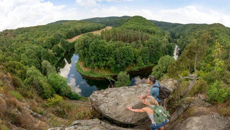 Blick vom Überstieg Nationalpark Thayatal, © Waldviertel Tourismus, Studio Kerschbaum