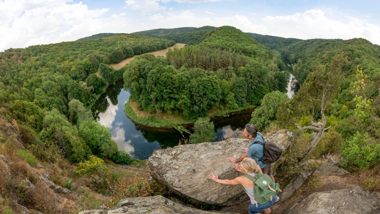 Blick vom Überstieg Nationalpark Thayatal, © Waldviertel Tourismus, Studio Kerschbaum