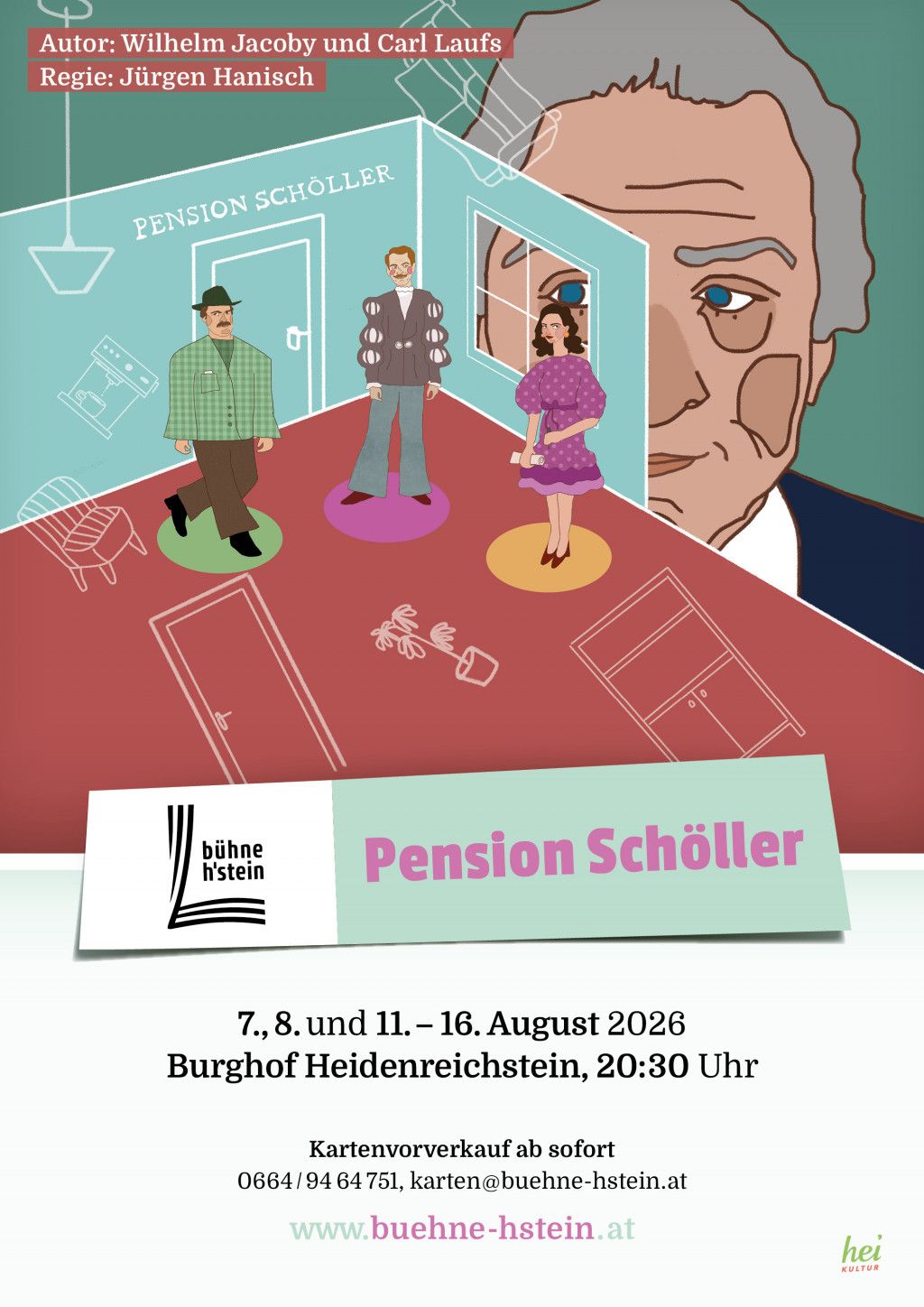 Plakat Pension Schöller