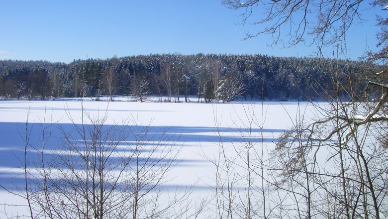 Herrensee in winter, &copy; Hermann B&ouml;hm