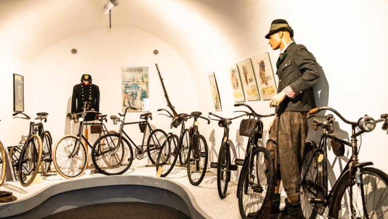 Fahrradmuseum Ausstellungsobjekt, &copy; Mia Bodenstein