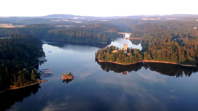 Ottenstein Reservoir, © ballon-fahren.eu