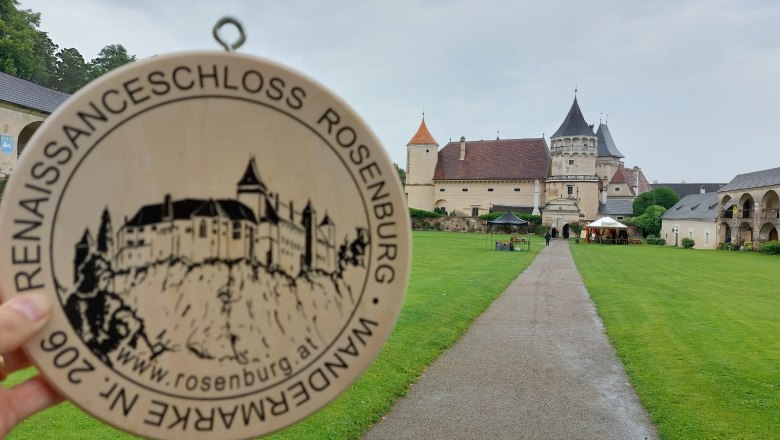 Wandermarke Renaissanceschloss Rosenburg, © Wandermarken Österreich