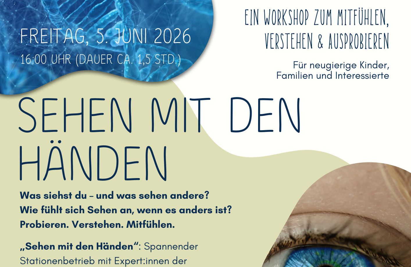  Workshop - Sehen mit den Händen