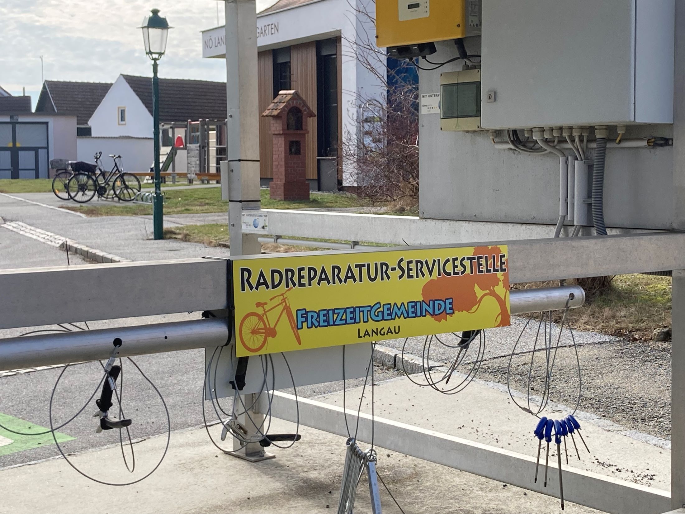 Radreparatur-Servicestelle, Hauptplatz Langau