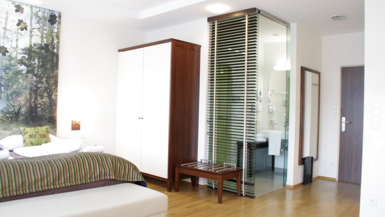 Deluxe room with steam shower, &copy; Hotel-Restaurant Liebnitzm&uuml;hle