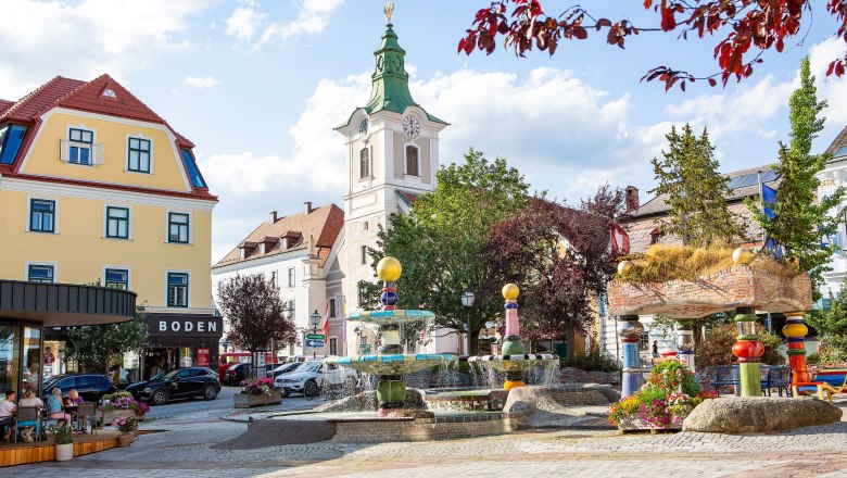Hundertwasserbrunnen, © fotozwettl.at