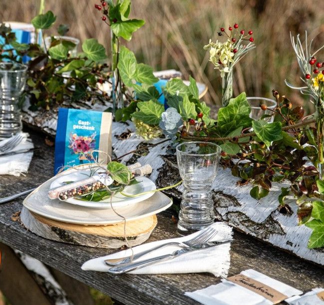 Naturdeko für Hochzeiten & Feste