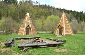 Tipis und Grillplatz in Gallien, © Waldviertel Tourismus