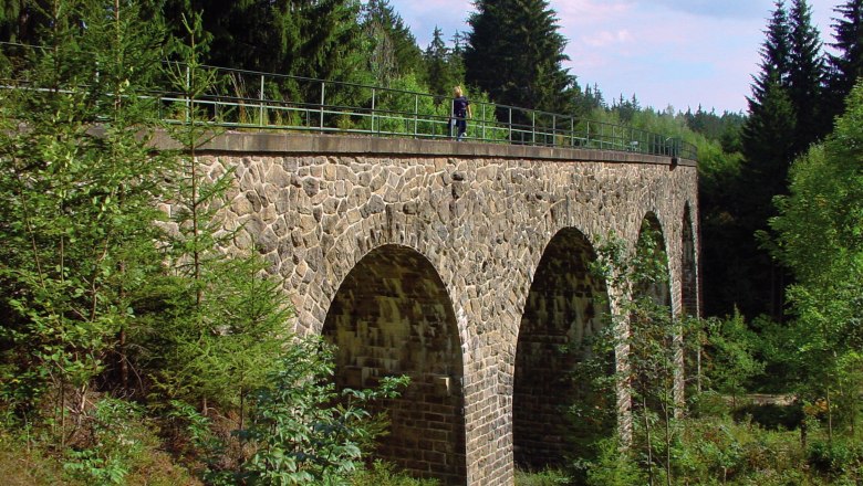 Eisenbahnbrücke/Viadukt beim Weyrerteich, © Georg Walter