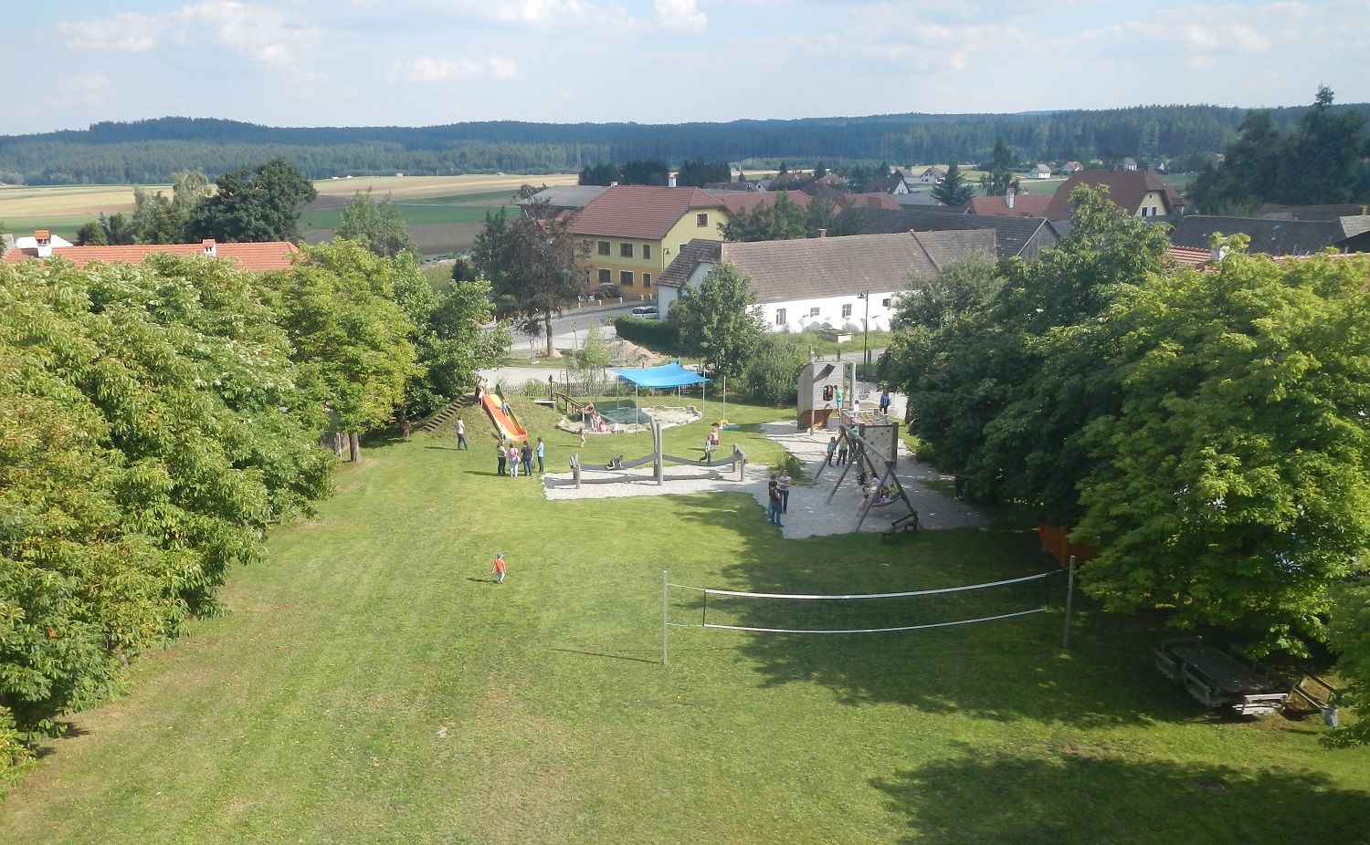 Spielplatz Grafenschlag von oben