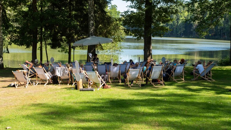 Teelöffel.Lounge mit K. Stemberger am Herrensee, © Tim Saint Jalmes