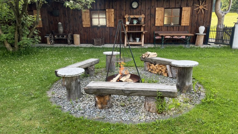 Feuerstelle, © Fam.Heilmann