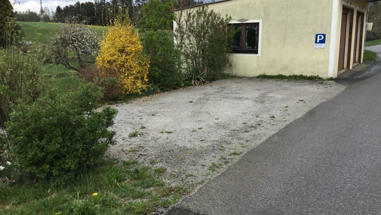 Parkplatz, &copy; Amstetter's Ferienwohnung